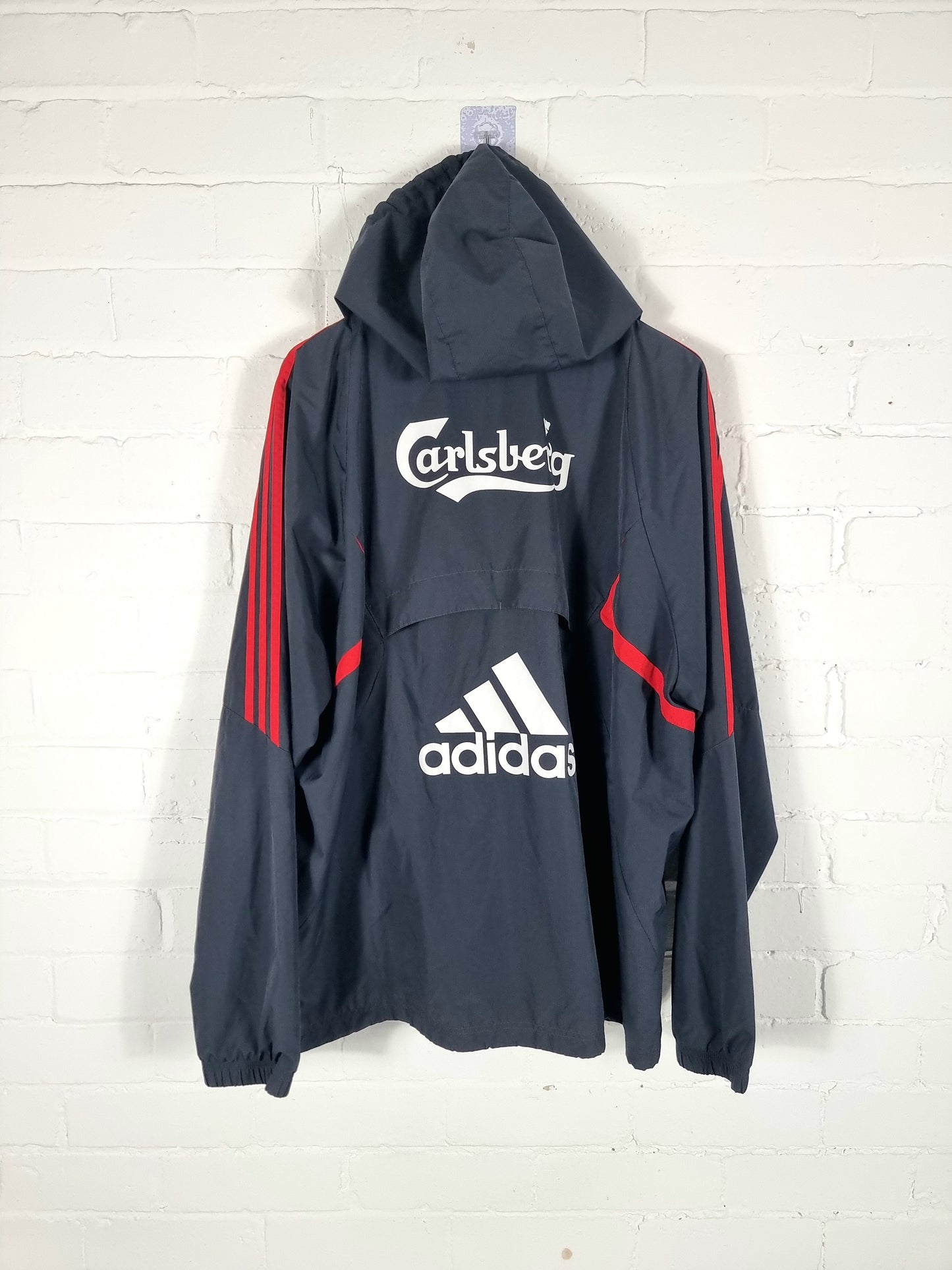 Adidas Liverpool 2009/10 Hooded Rain Jacket XL
