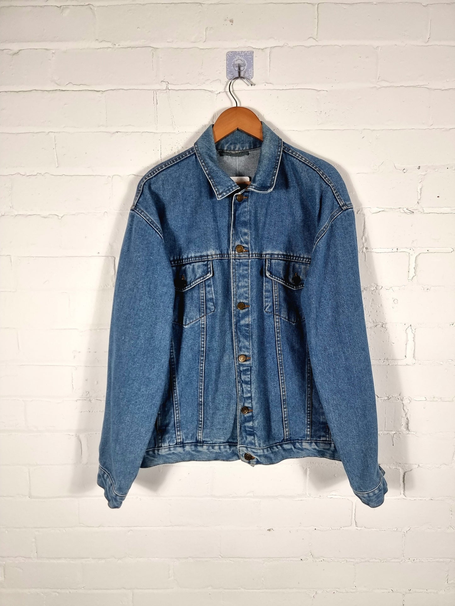 Vintage Schalke 04 1990s Denim Jacket XL