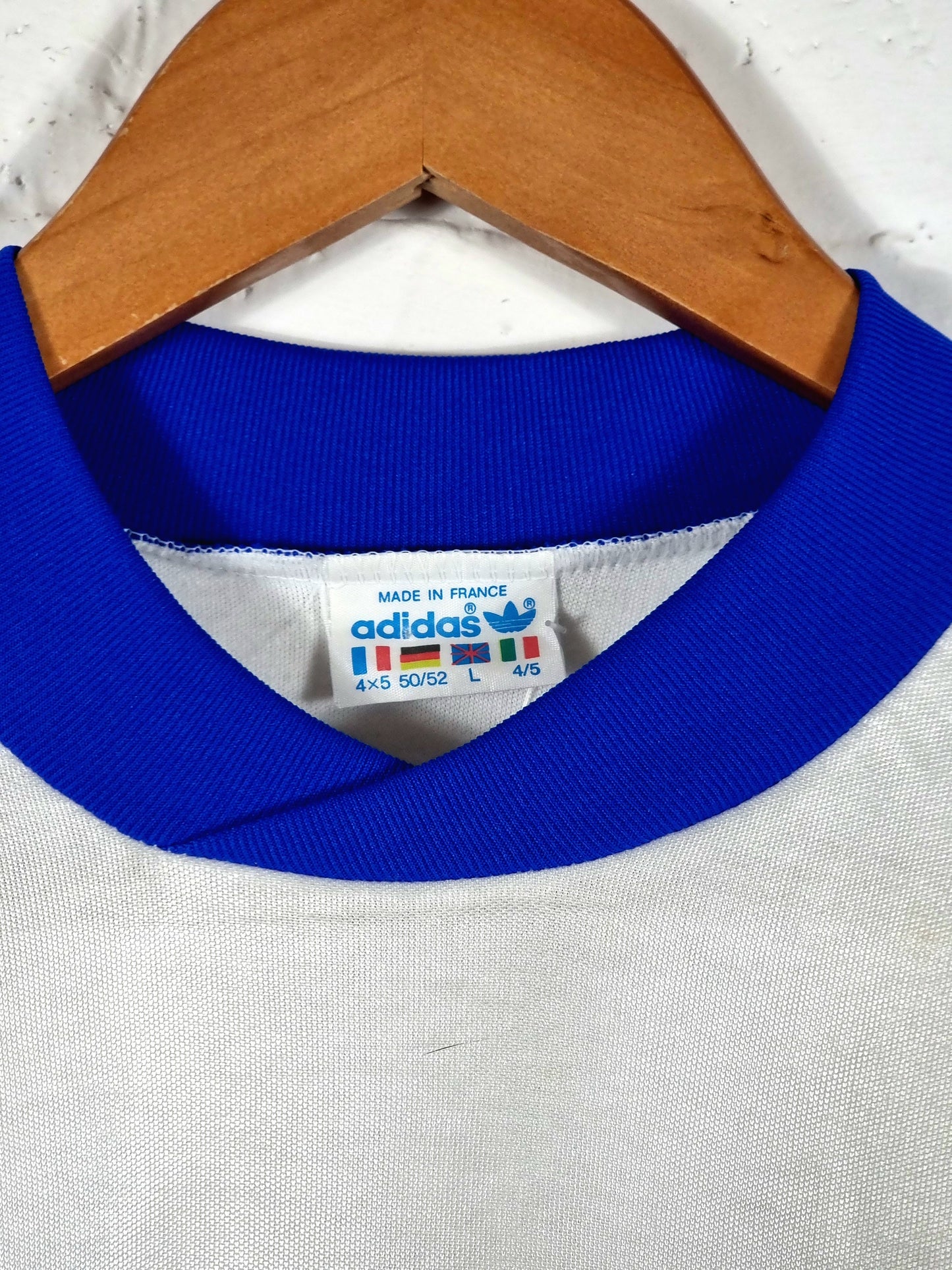 Adidas Ventex 1980s Long Sleeve Template Football Shirt Large