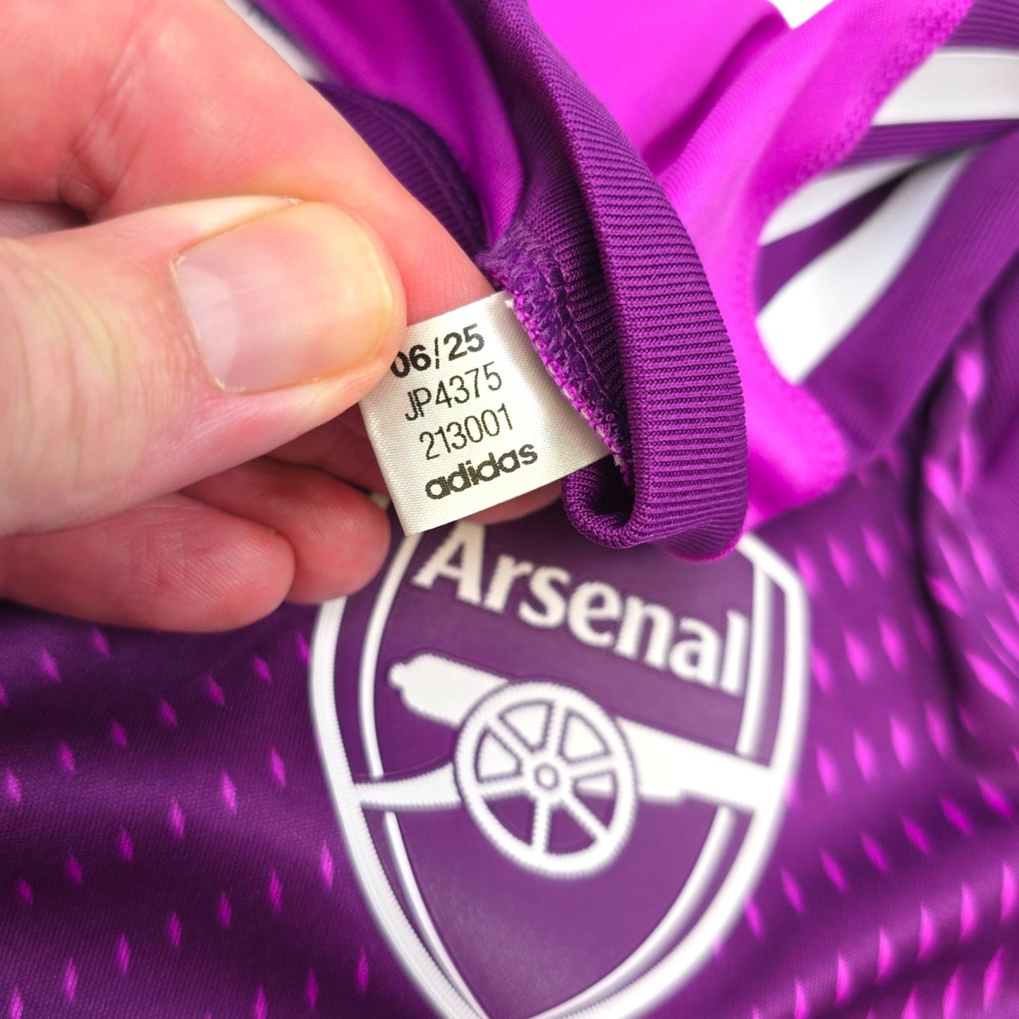 2025/26 Arsenal Goal Keeper Football Shirt (M) Adidas #13