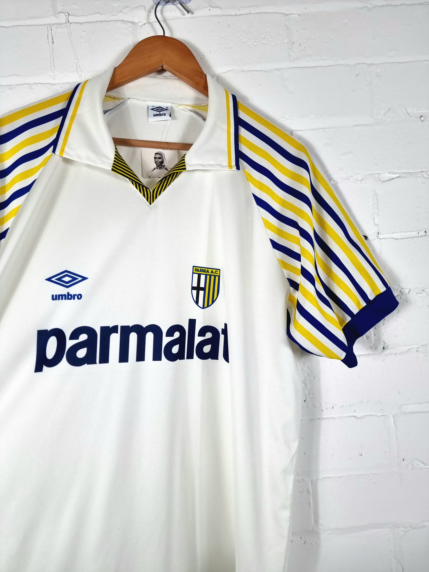 Umbro Parma 1990/91 Home Shirt XL