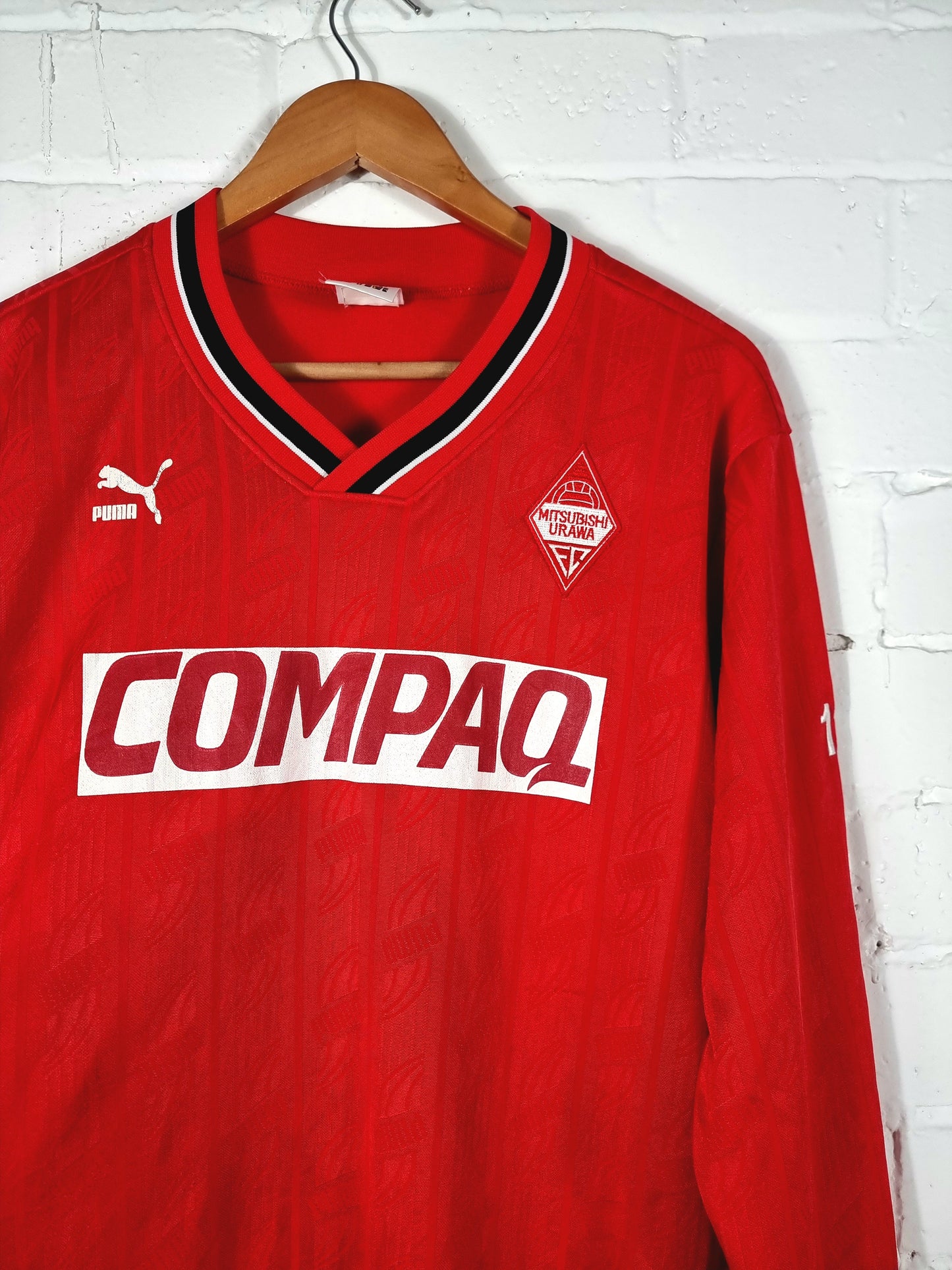 Puma Urawa Red Diamonds 1998/99 Long Sleeve Player Issue Training Shirt Large