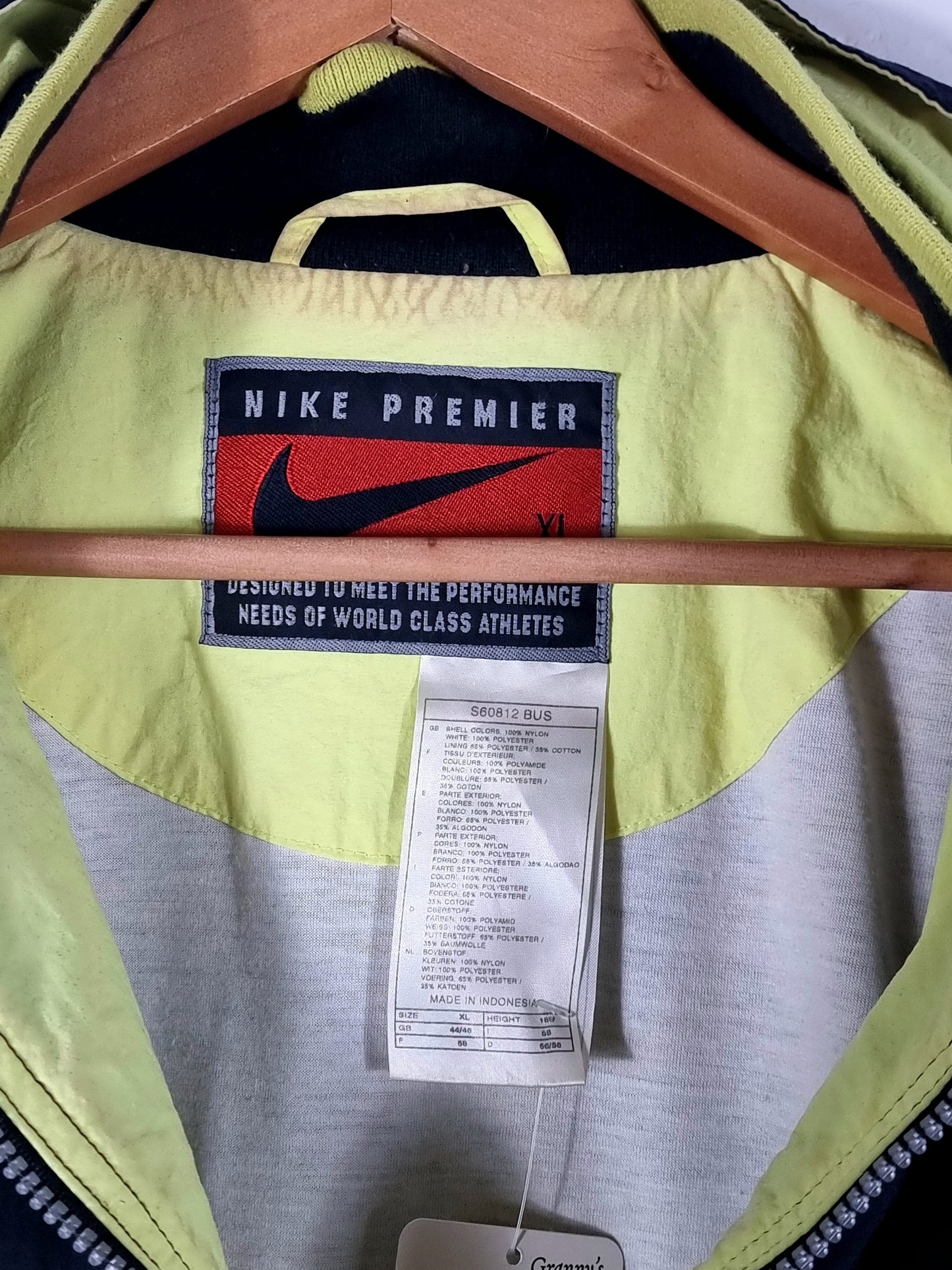 Nike Borussia Dortmund 1995/1996 Training Track Jacket XL