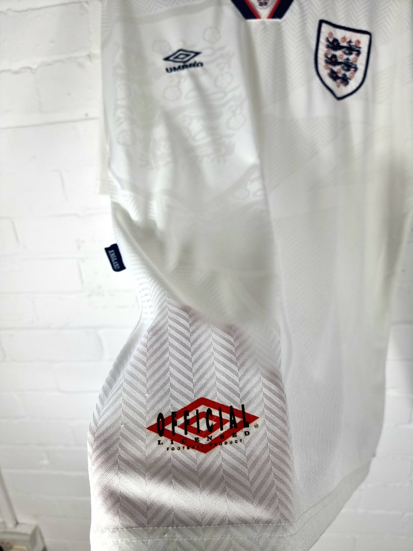 Umbro England 1993/95 Home Shirt XL