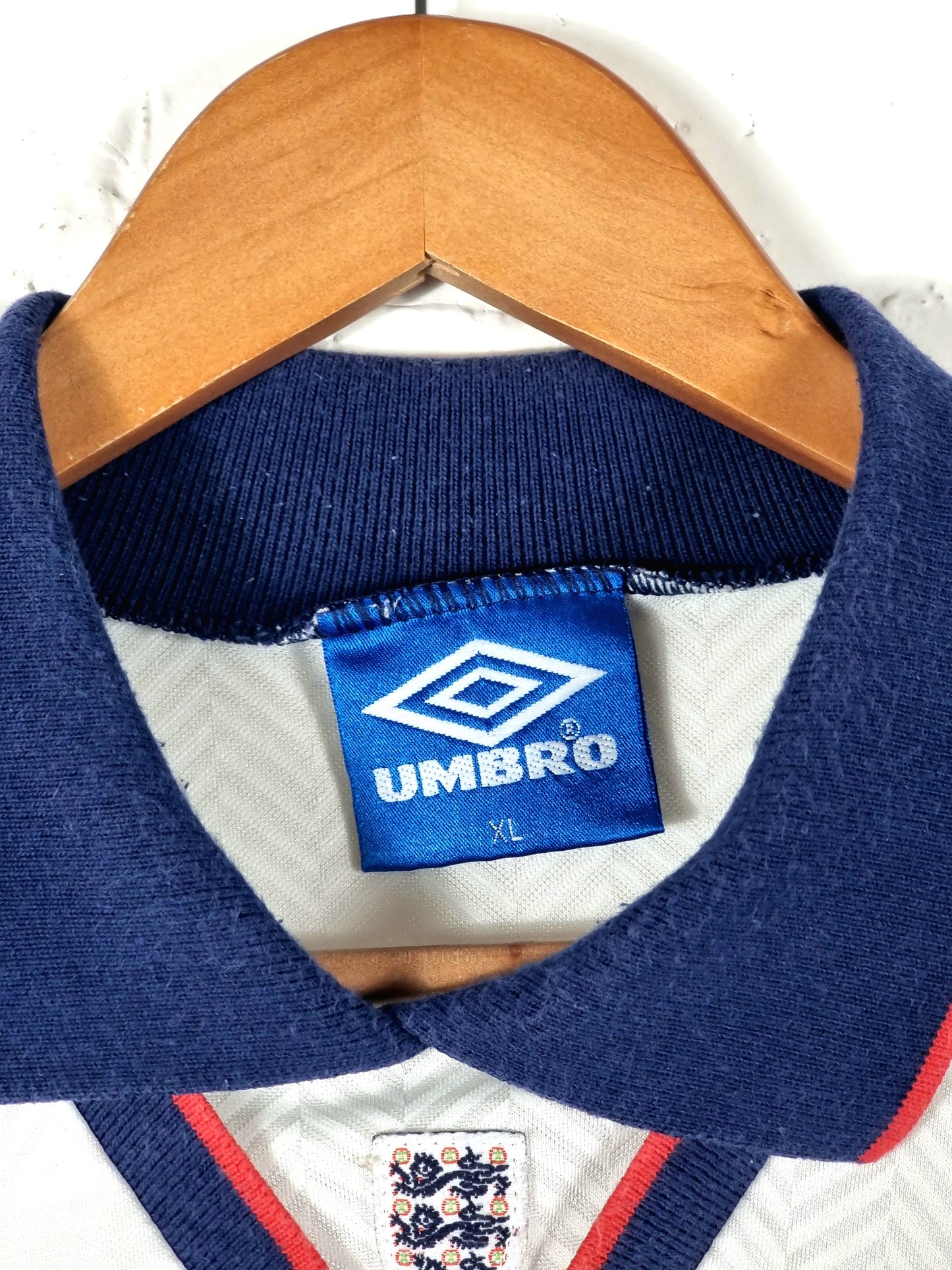 Umbro England 1993/95 Home Shirt XL