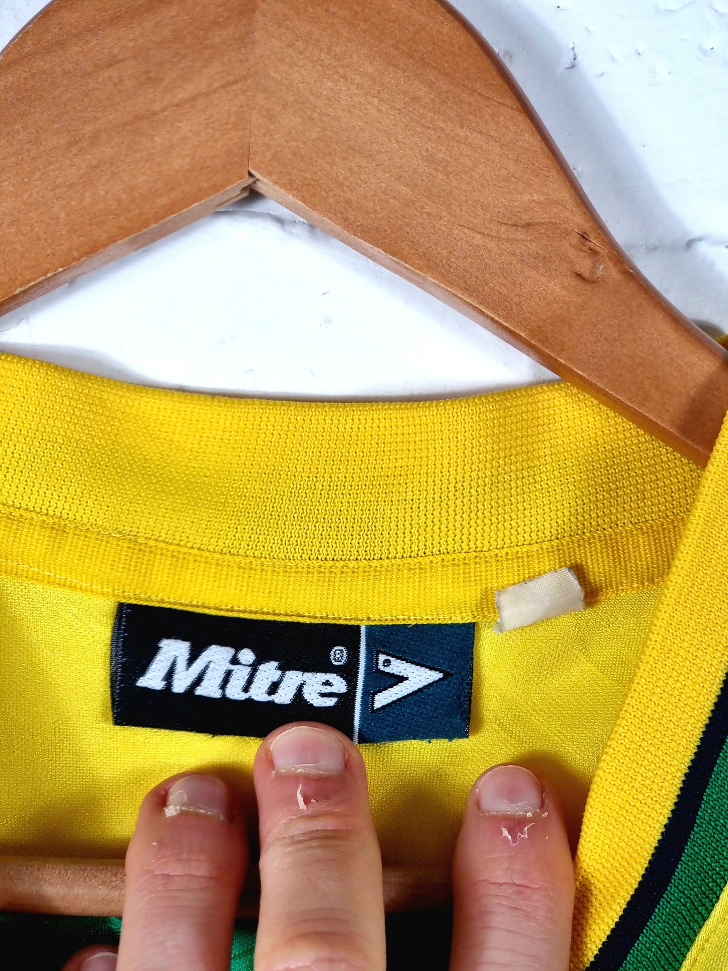 Mitre Norwich City 1996/97 Home Shirt XL