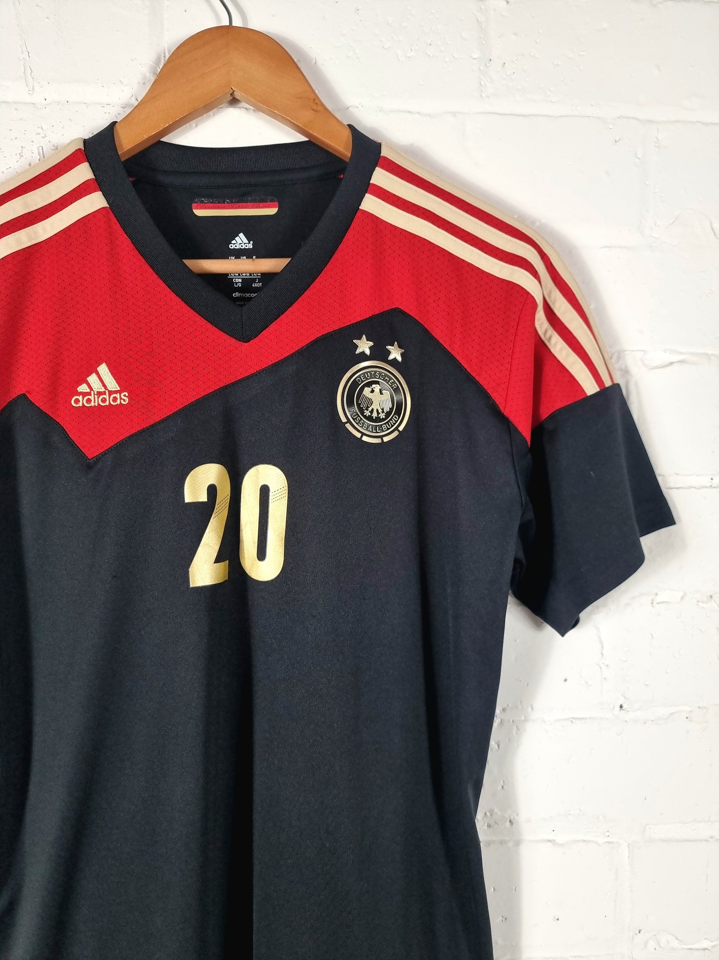 Adidas Germany 2013/14 'Goeßling 20' Women's Away Shirt Large