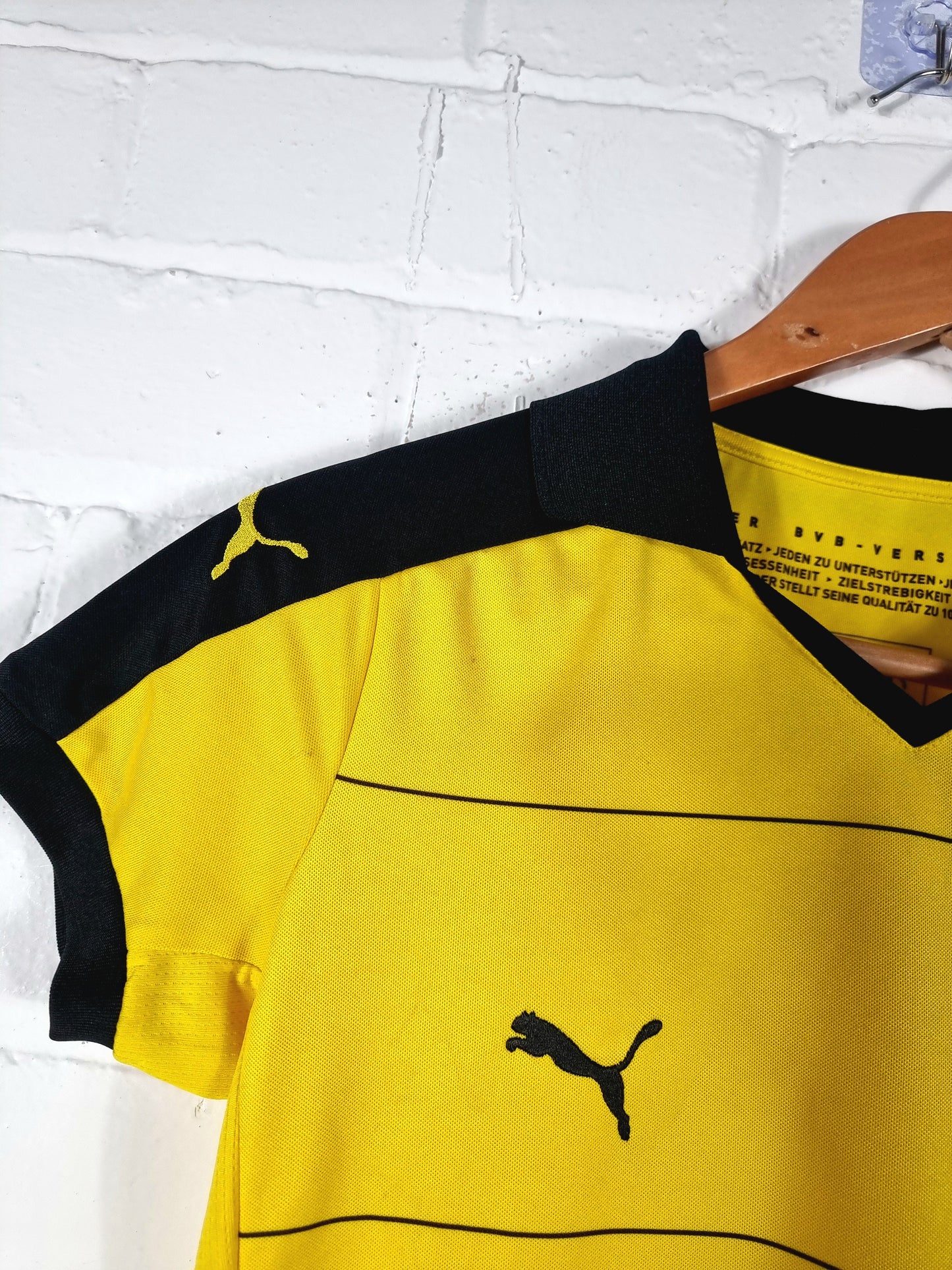 Puma Borussia Dortmund 2015/16 'Aubameyang 17' Women's Home Shirt Small