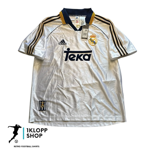 Real Madrid 1998/00 Reissue Home BNWT 'R.Carlos 3' (M)