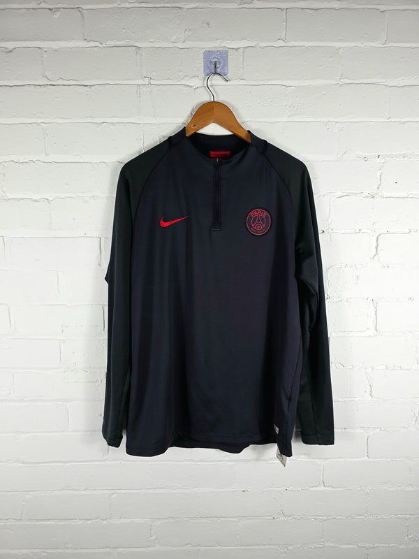 Nike PSG 2019/20 Long Sleeve Training Top Large