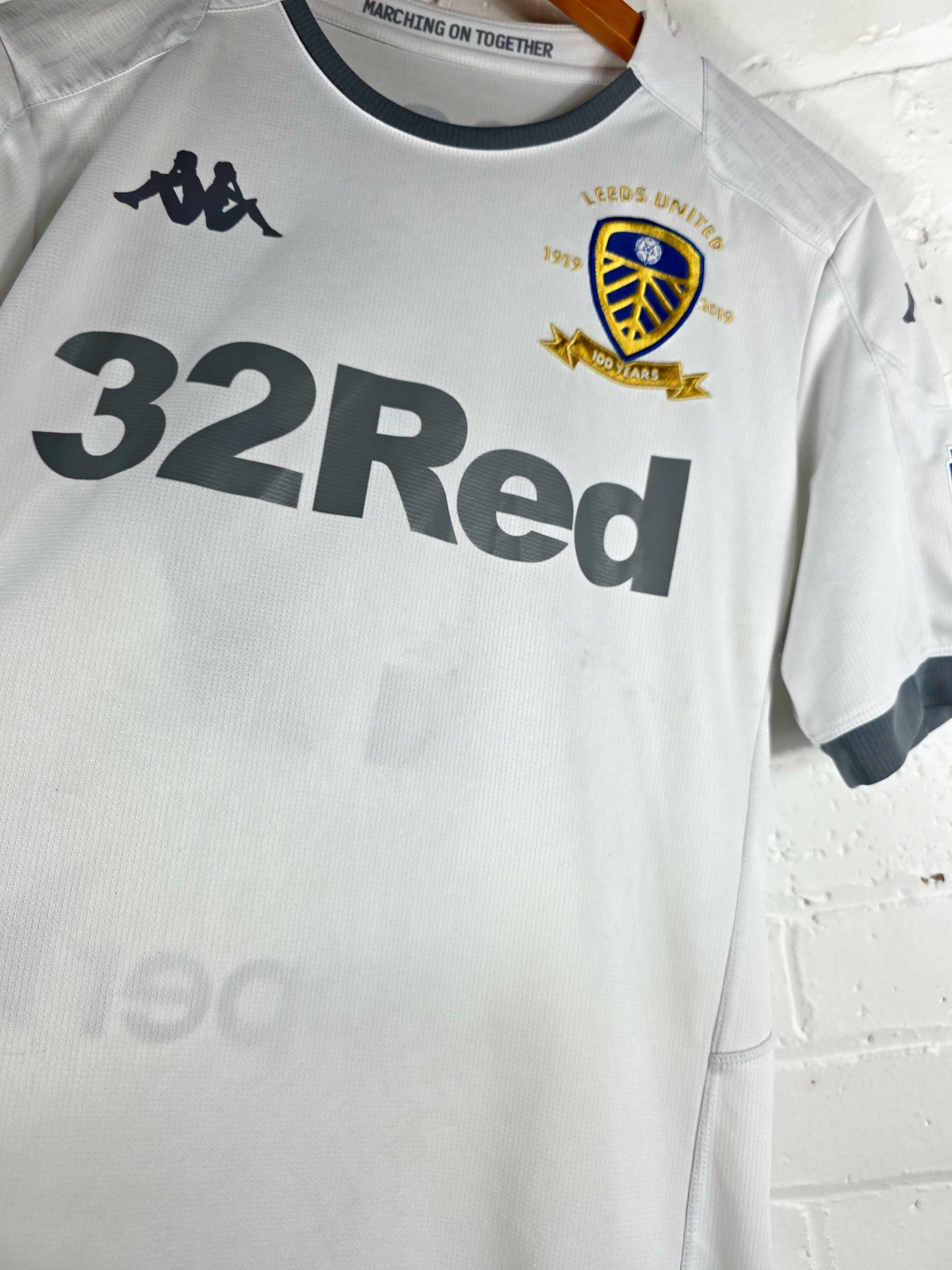 Kappa Leeds United 2019/2020 'Costa 17' Centenary Home Shirt Medium