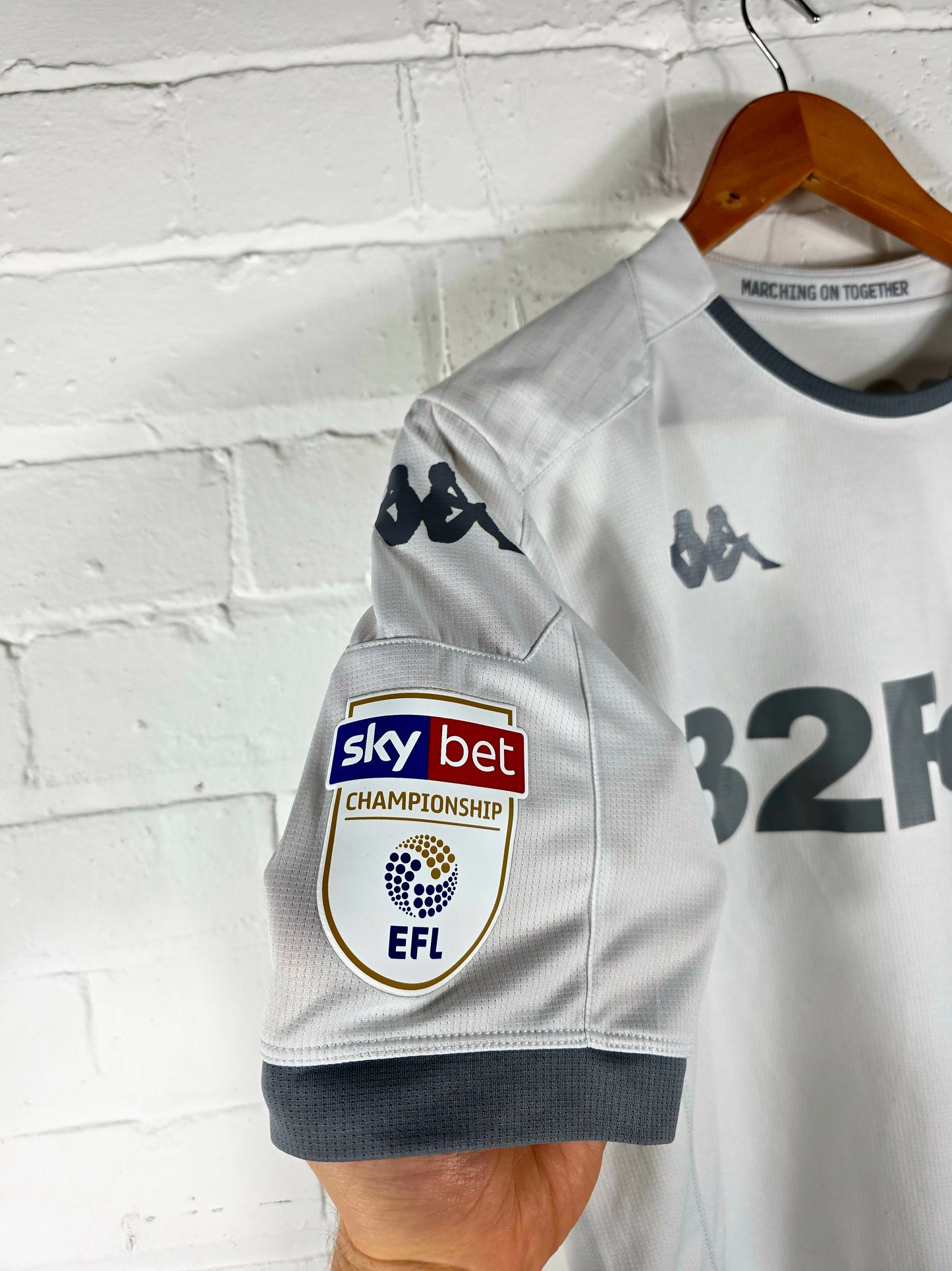 Kappa Leeds United 2019/2020 'Costa 17' Centenary Home Shirt Medium