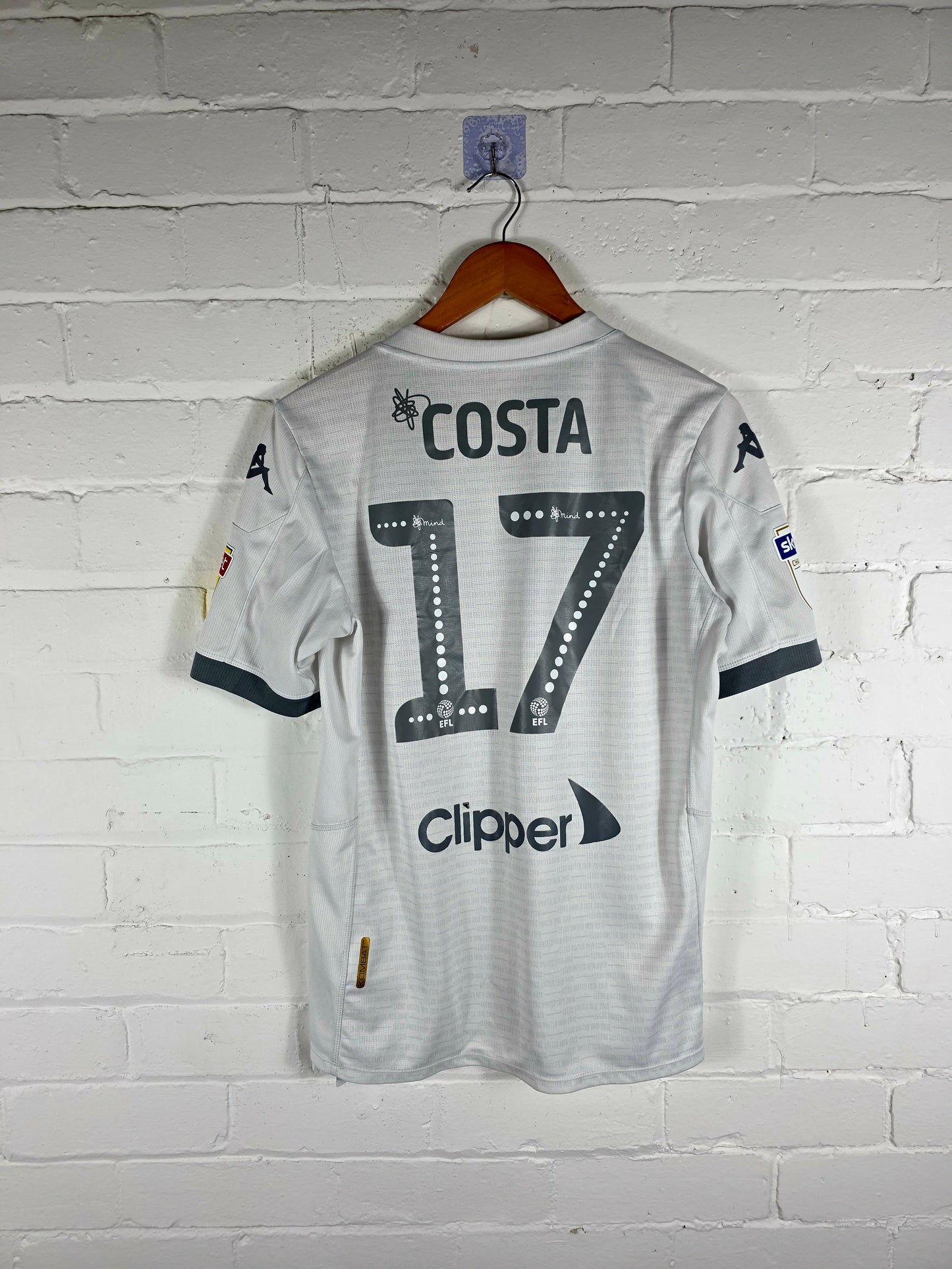 Kappa Leeds United 2019/2020 'Costa 17' Centenary Home Shirt Medium