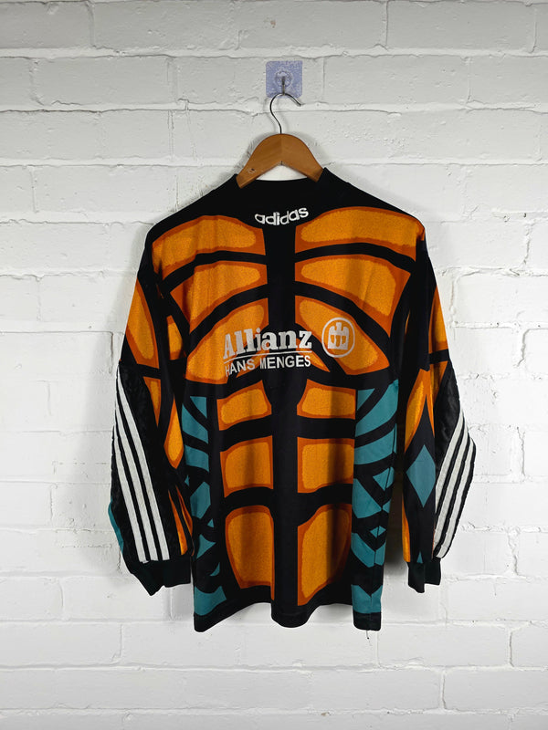 Adidas 1995/96 Vintage Long Sleeve Goalkeeper Template Shirt Small