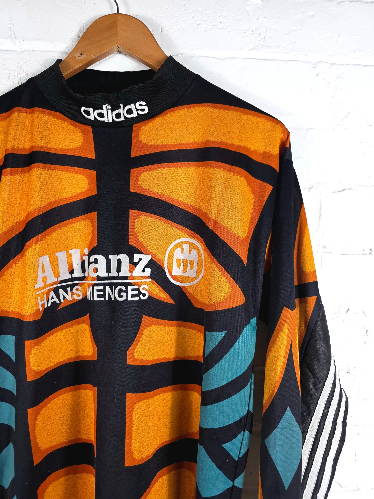 Adidas 1995/96 Vintage Long Sleeve Goalkeeper Template Shirt Small