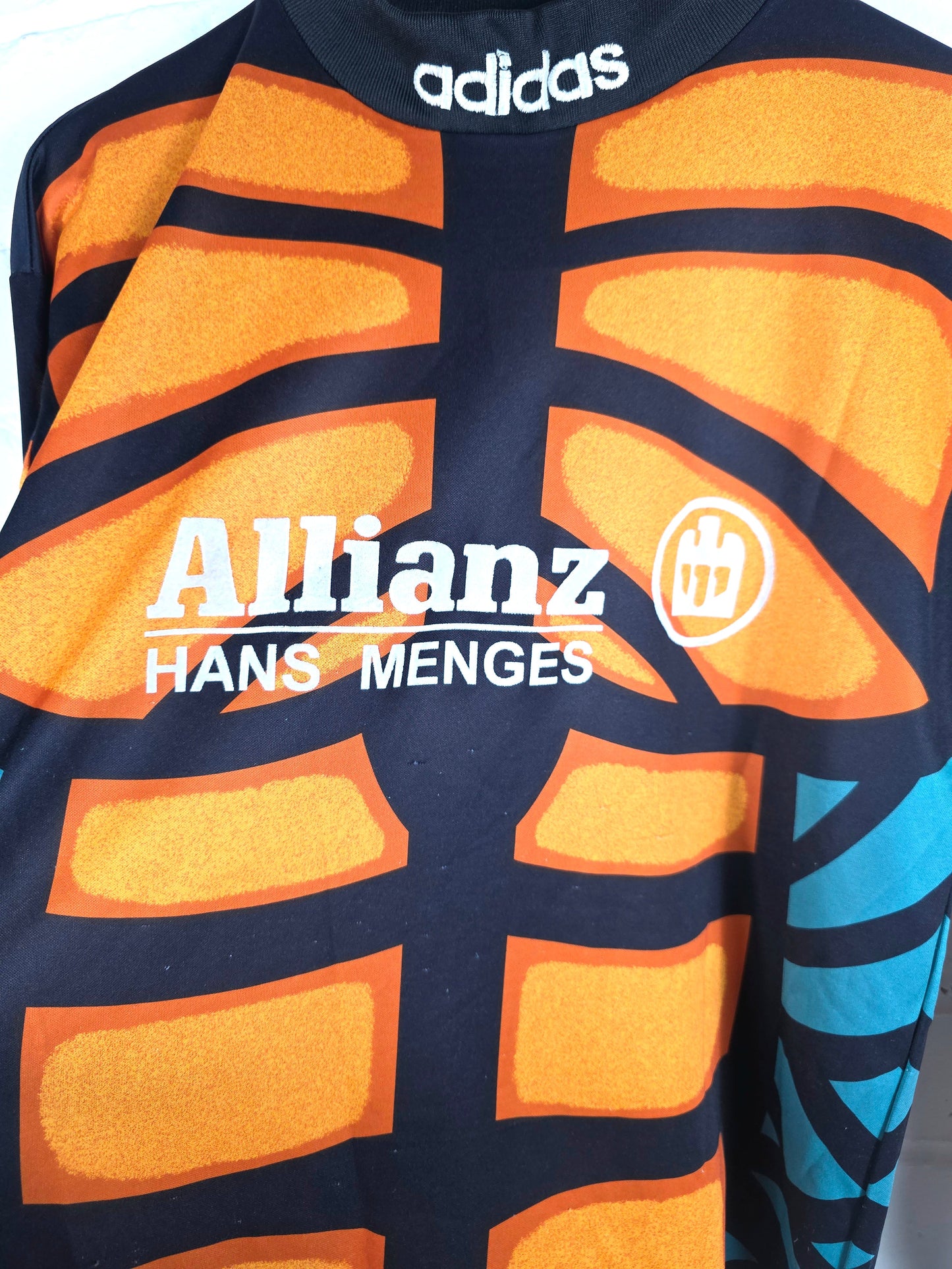 Adidas 1995/96 Vintage Long Sleeve Goalkeeper Template Shirt Small