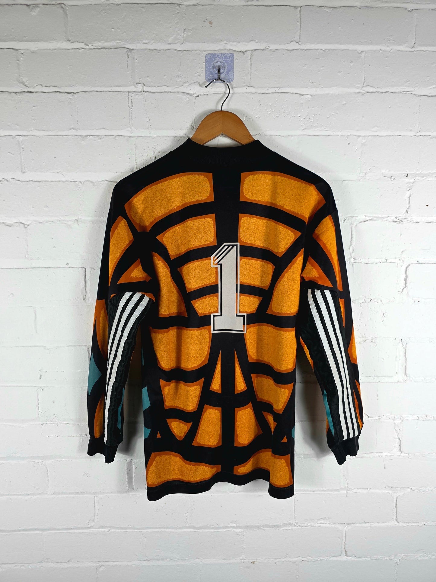 Adidas 1995/96 Vintage Long Sleeve Goalkeeper Template Shirt Small