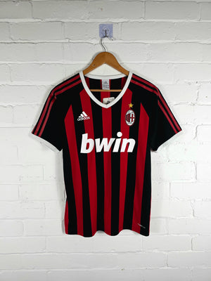Adidas AC Milan 2009/10 'Ronaldinho 80' Basic Home Shirt Small