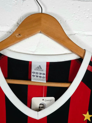 Adidas AC Milan 2009/10 'Ronaldinho 80' Basic Home Shirt Small