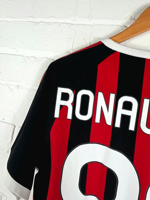 Adidas AC Milan 2009/10 'Ronaldinho 80' Basic Home Shirt Small