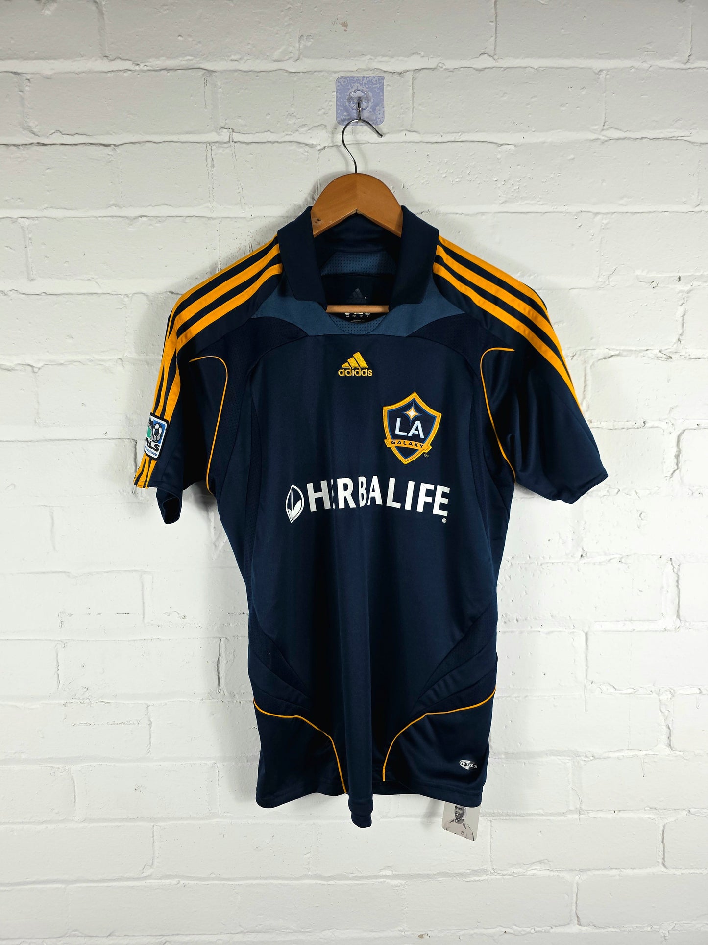 Adidas LA Galaxy 2007/08 'Beckham 23' Away Shirt Youth Large