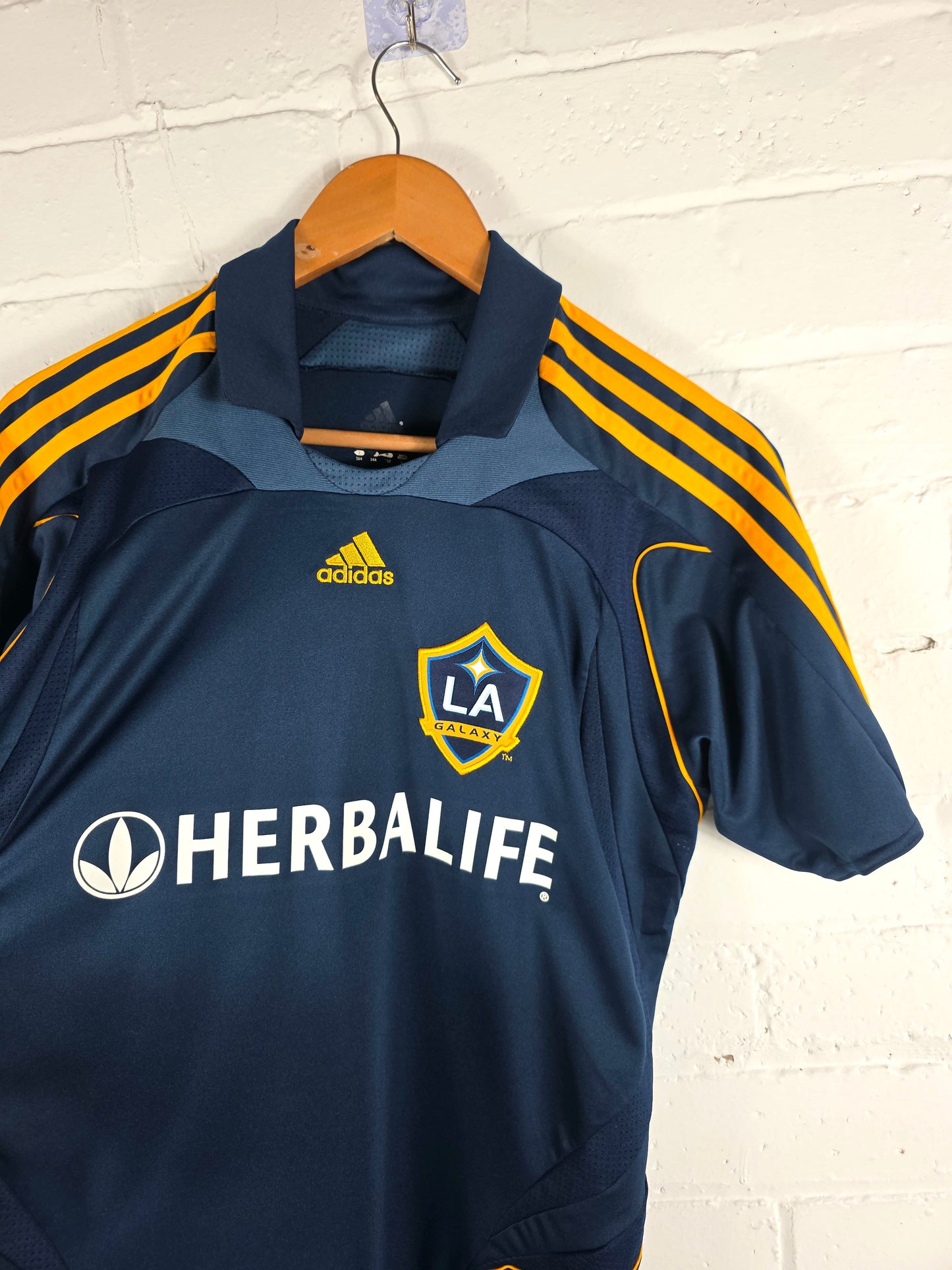 Adidas LA Galaxy 2007/08 'Beckham 23' Away Shirt Youth Large