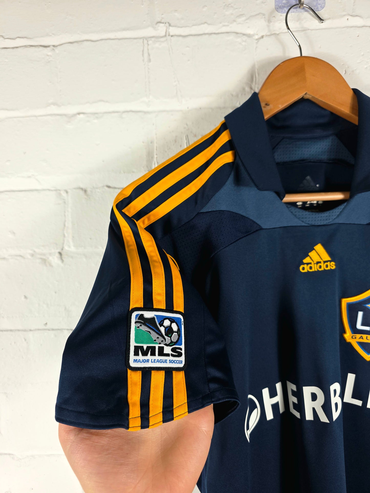 Adidas LA Galaxy 2007/08 'Beckham 23' Away Shirt Youth Large