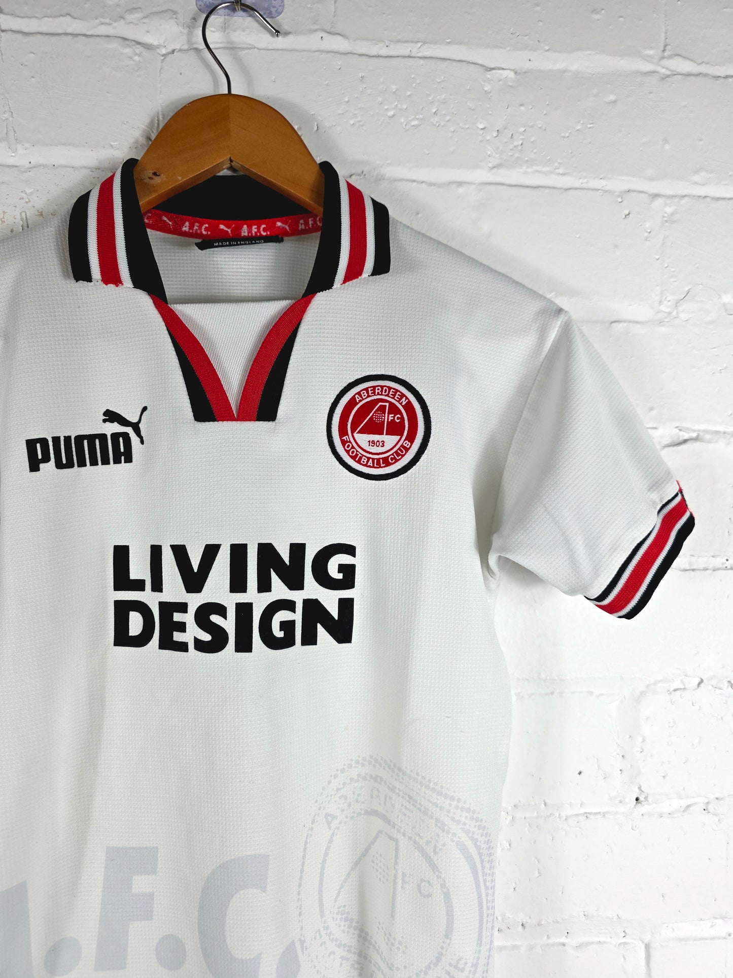 Puma Aberdeen 1997/98 Away Shirt Youth Large