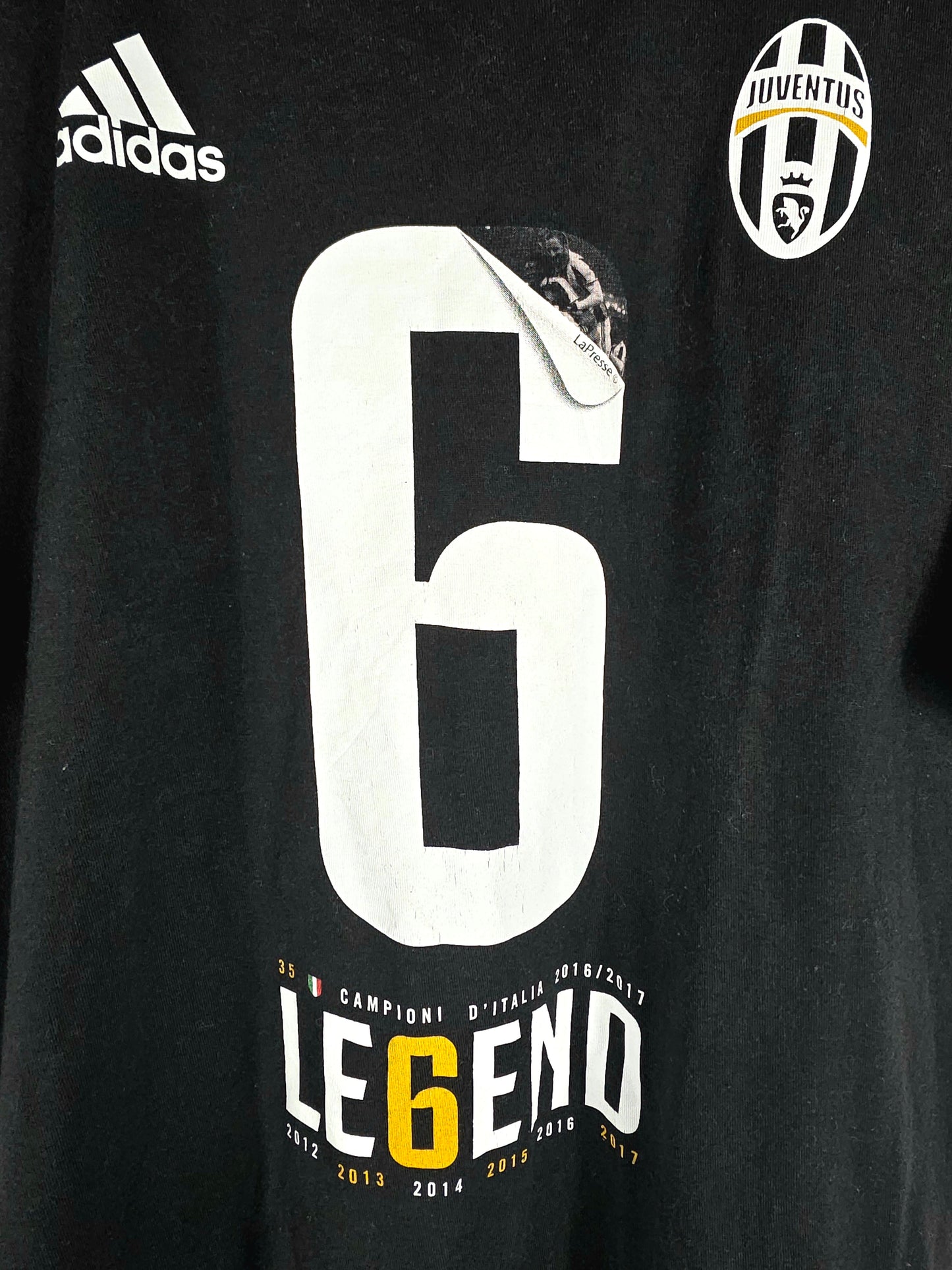 Adidas Juventus 2016/17 Cotton Legend Graphic T-Shirt Large