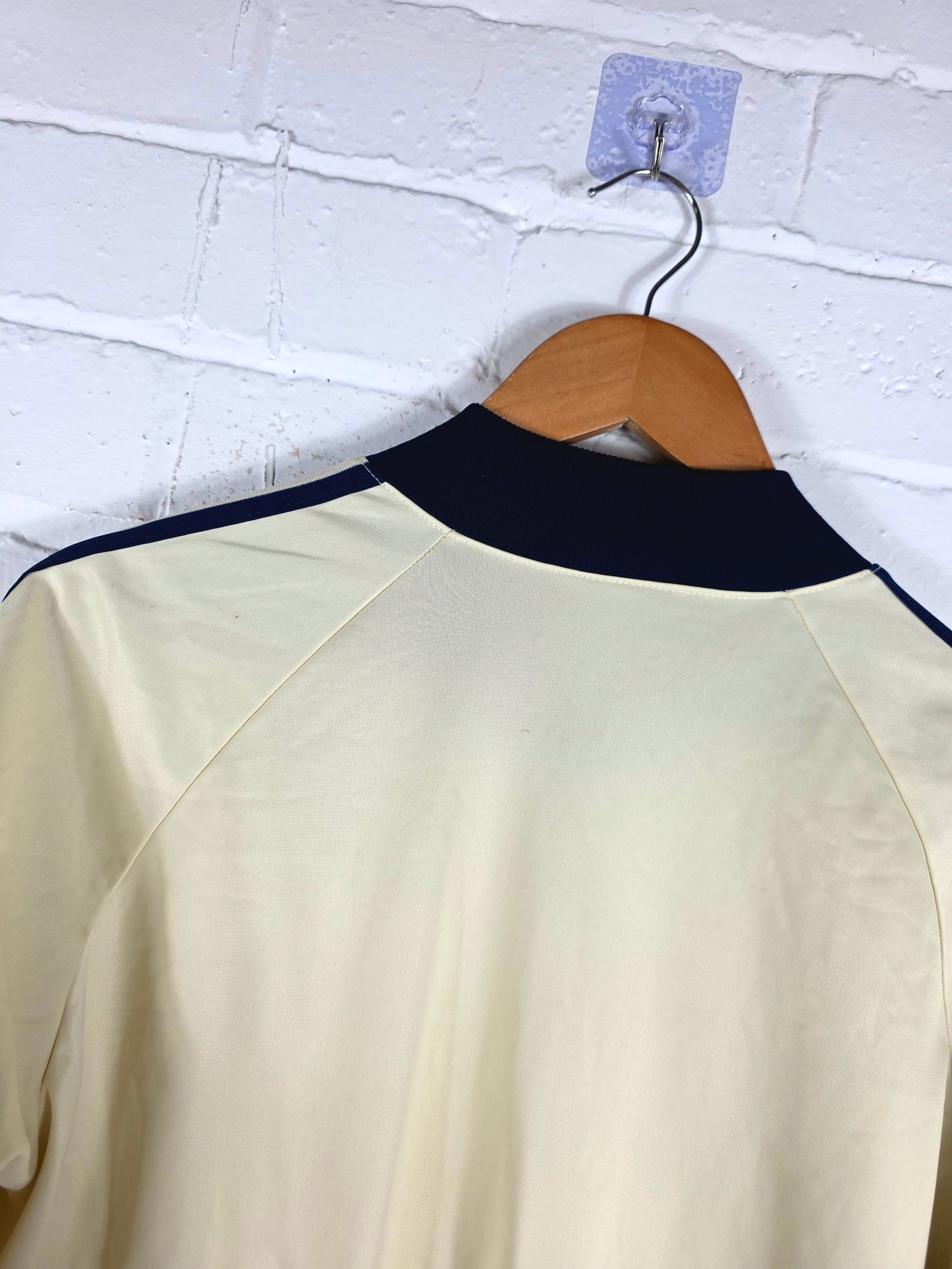 Adidas 1980s Vintage ATP Cream Track Jacket 50 Medium