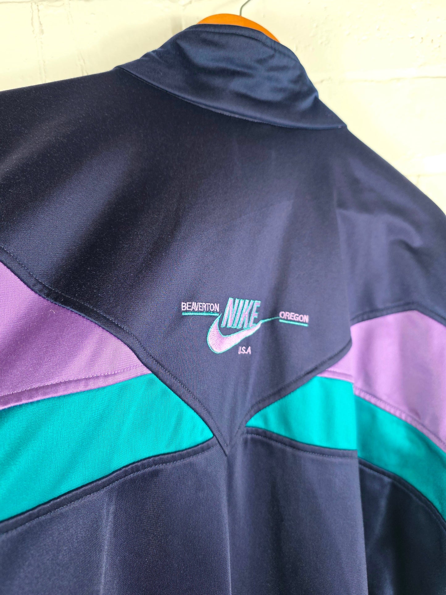 Nike 1990s Vintage Beaverton Oregon Track Jacket XL