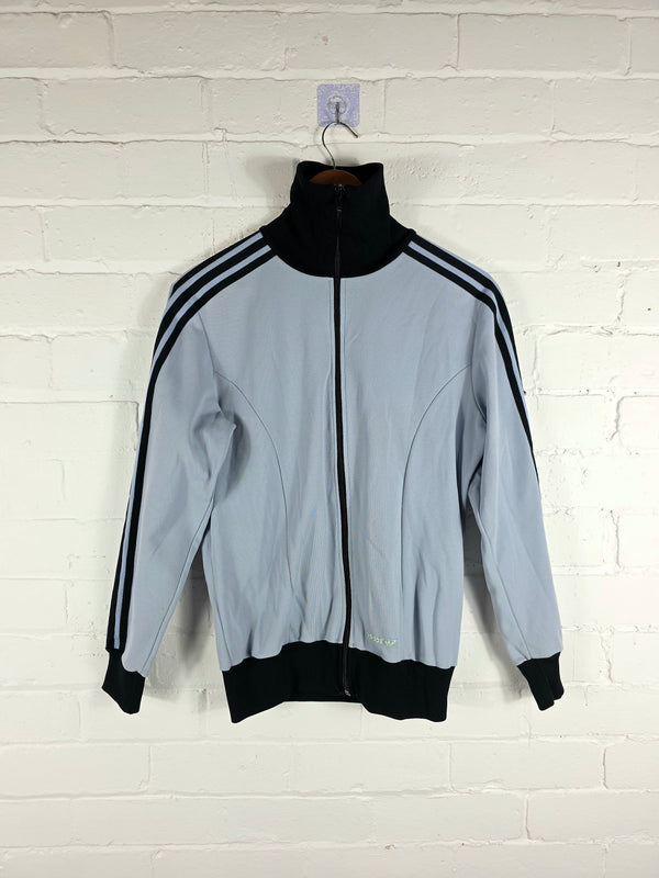 Adidas 1970s Vintage Grey Track Jacket 5 Medium