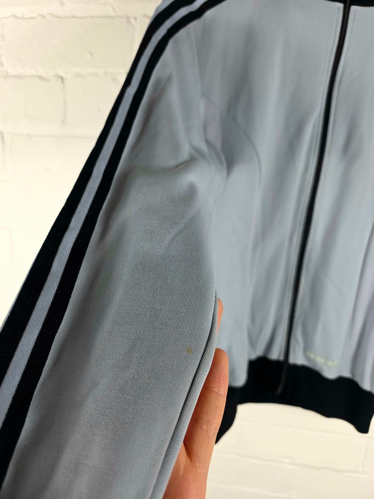 Adidas 1970s Vintage Grey Track Jacket 5 Medium