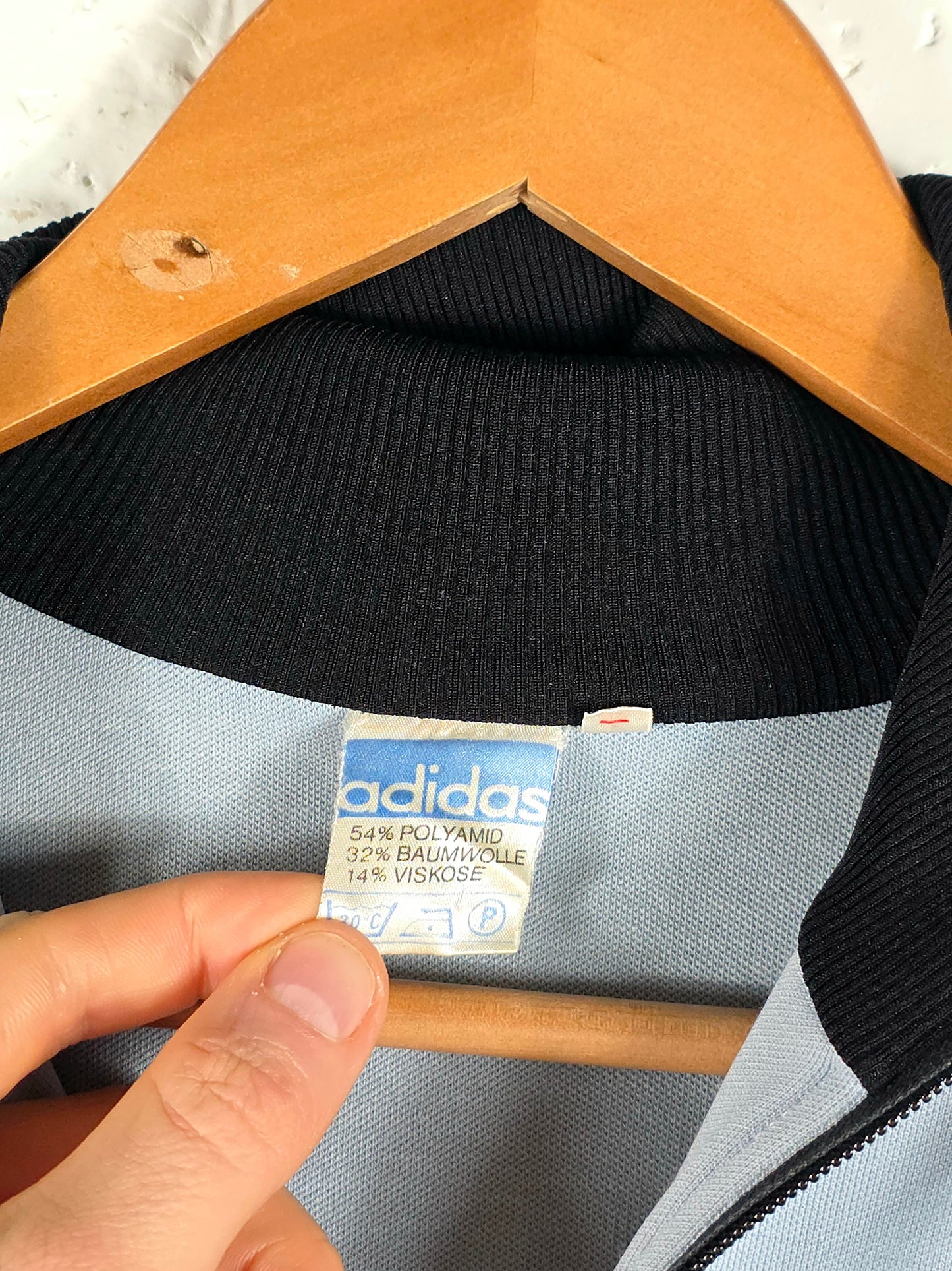 Adidas 1970s Vintage Grey Track Jacket 5 Medium