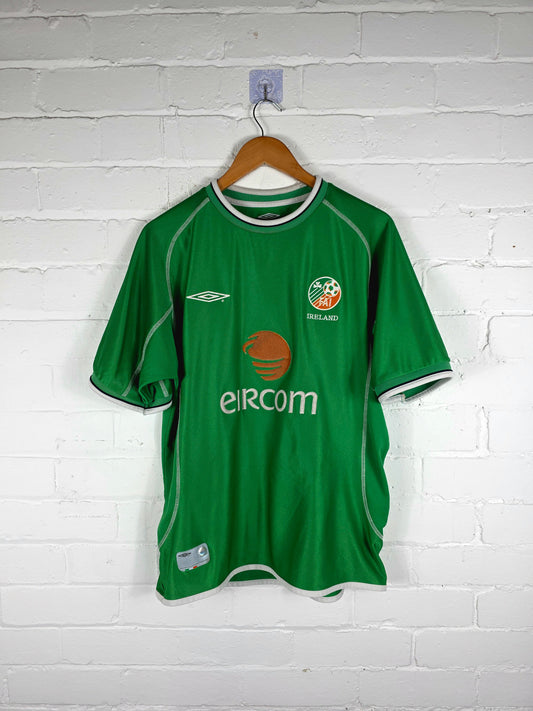 Umbro Republic of Ireland 2001/03 Home Shirt Large