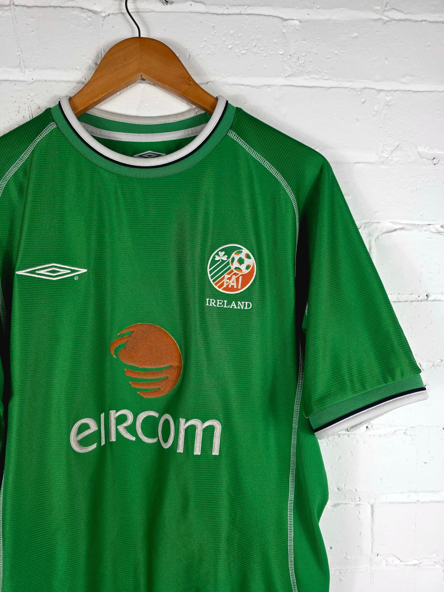 Umbro Republic of Ireland 2001/03 Home Shirt Large