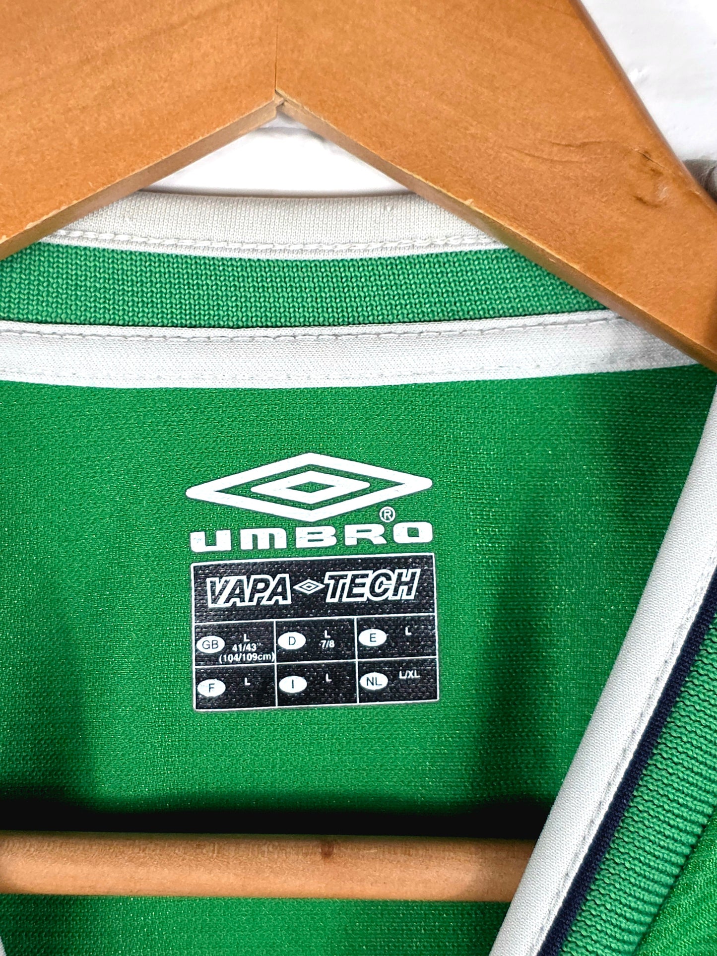 Umbro Republic of Ireland 2001/03 Home Shirt Large