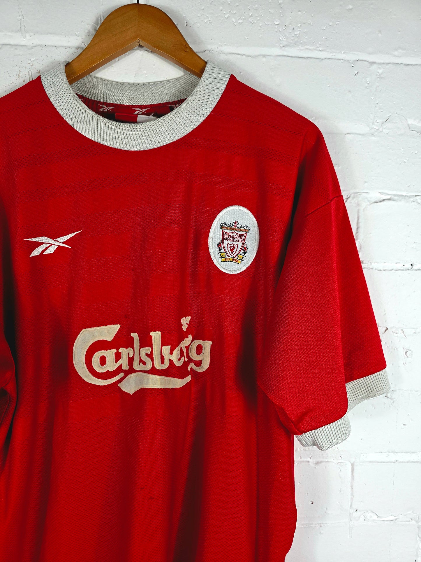 Reebok Liverpool 1998/2000 Home Shirt Large