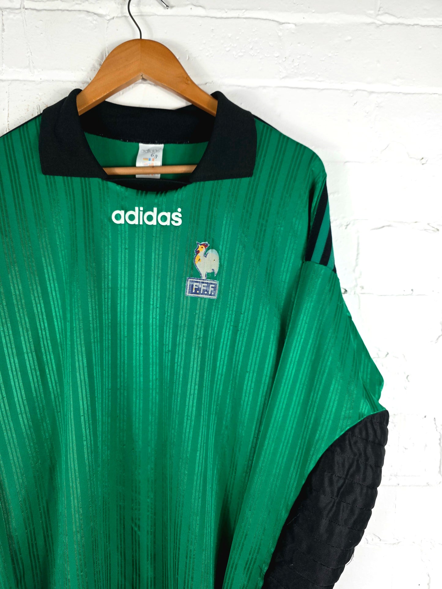 Adidas France 1995/1996 Long Sleeve Goalkeeper Shirt XL