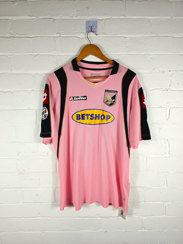 Lotto Palermo 2008/09 'Ciaramitaro 18' Match Issue Home Shirt XL