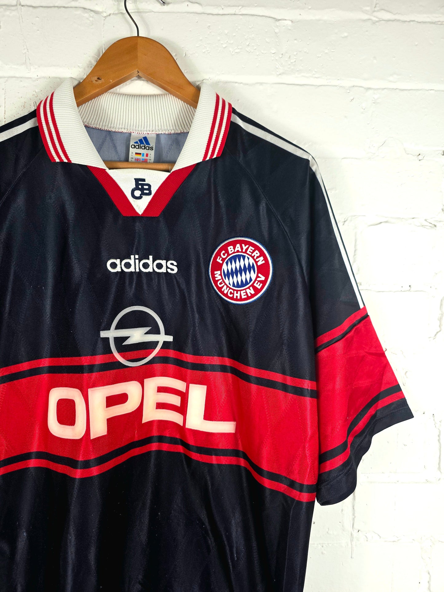 Adidas Bayern Munich 1997/99 Home Shirt Large