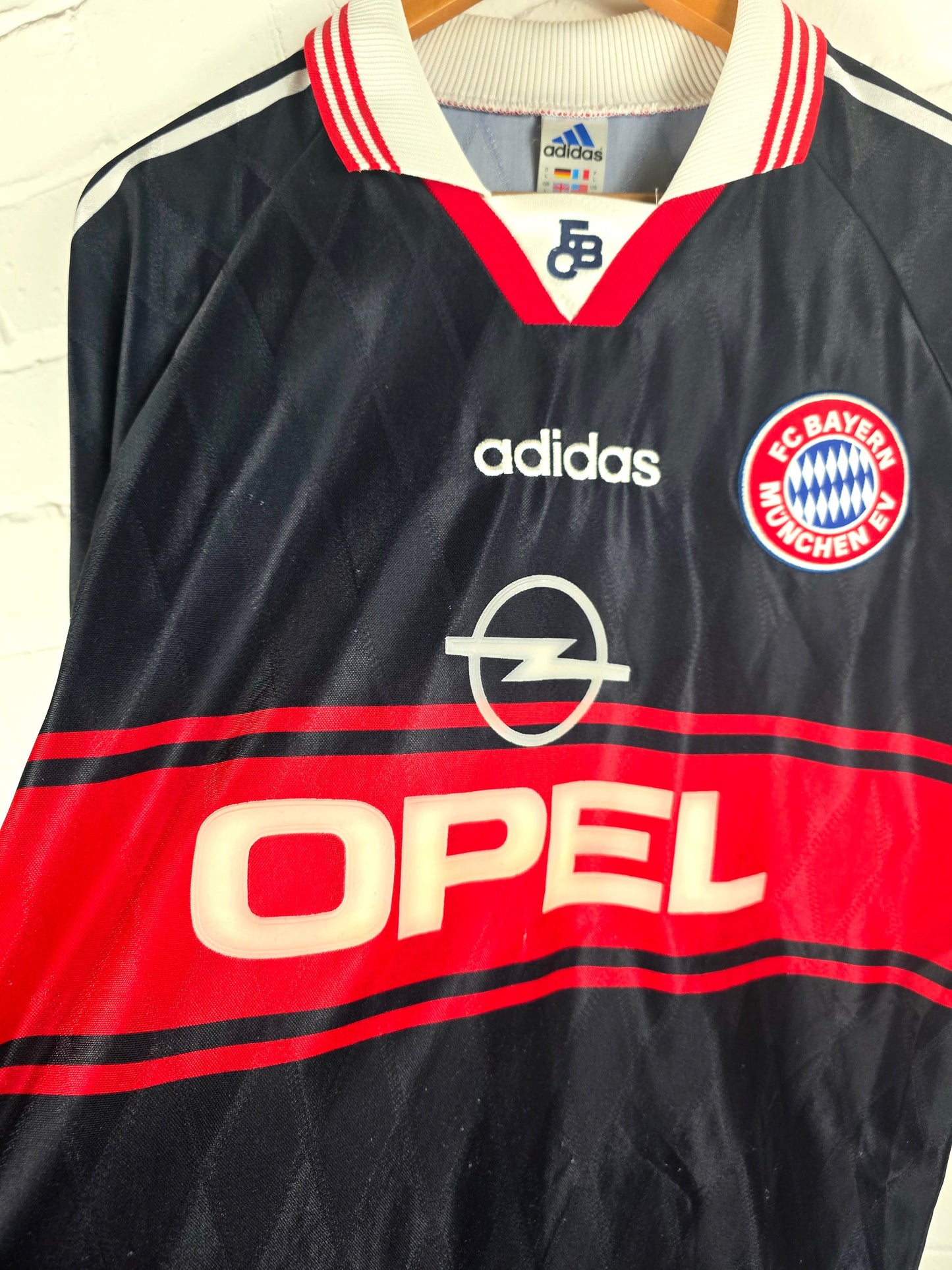 Adidas Bayern Munich 1997/99 Home Shirt Large