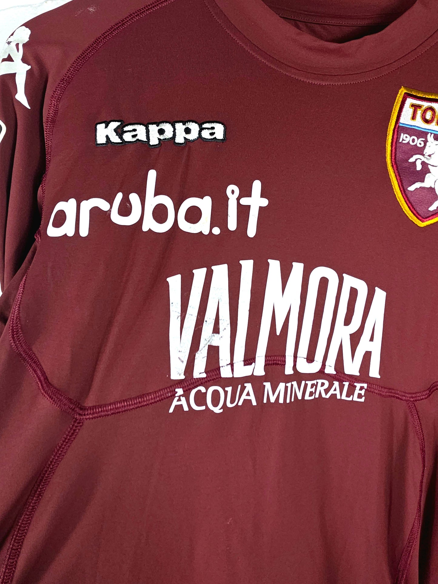 Kappa Torino 2011/12 'Pratali 50' Long Sleeve Player Issue Home Shirt XL