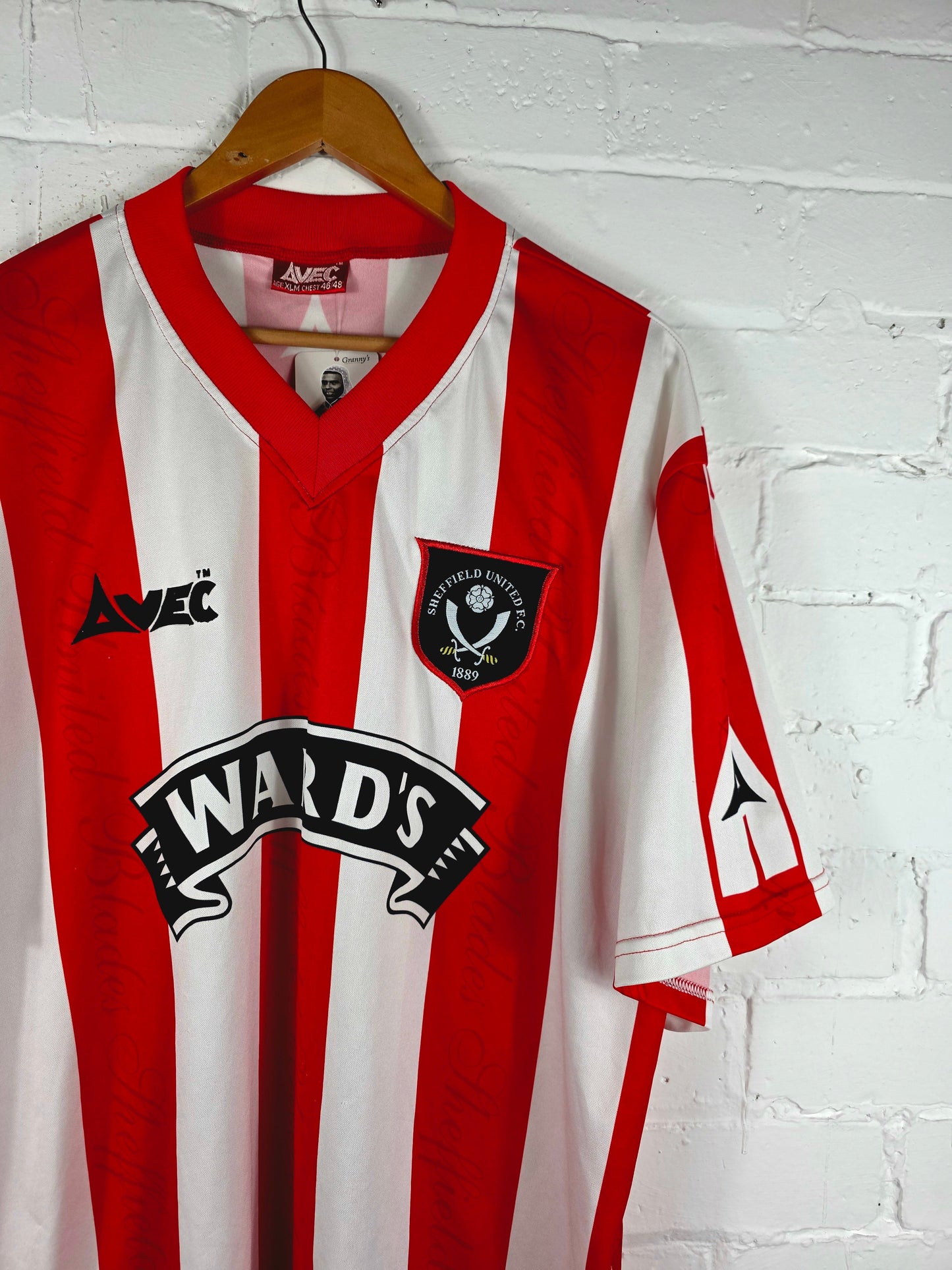 Avec Sheffield United 1996/97 Home Shirt XL