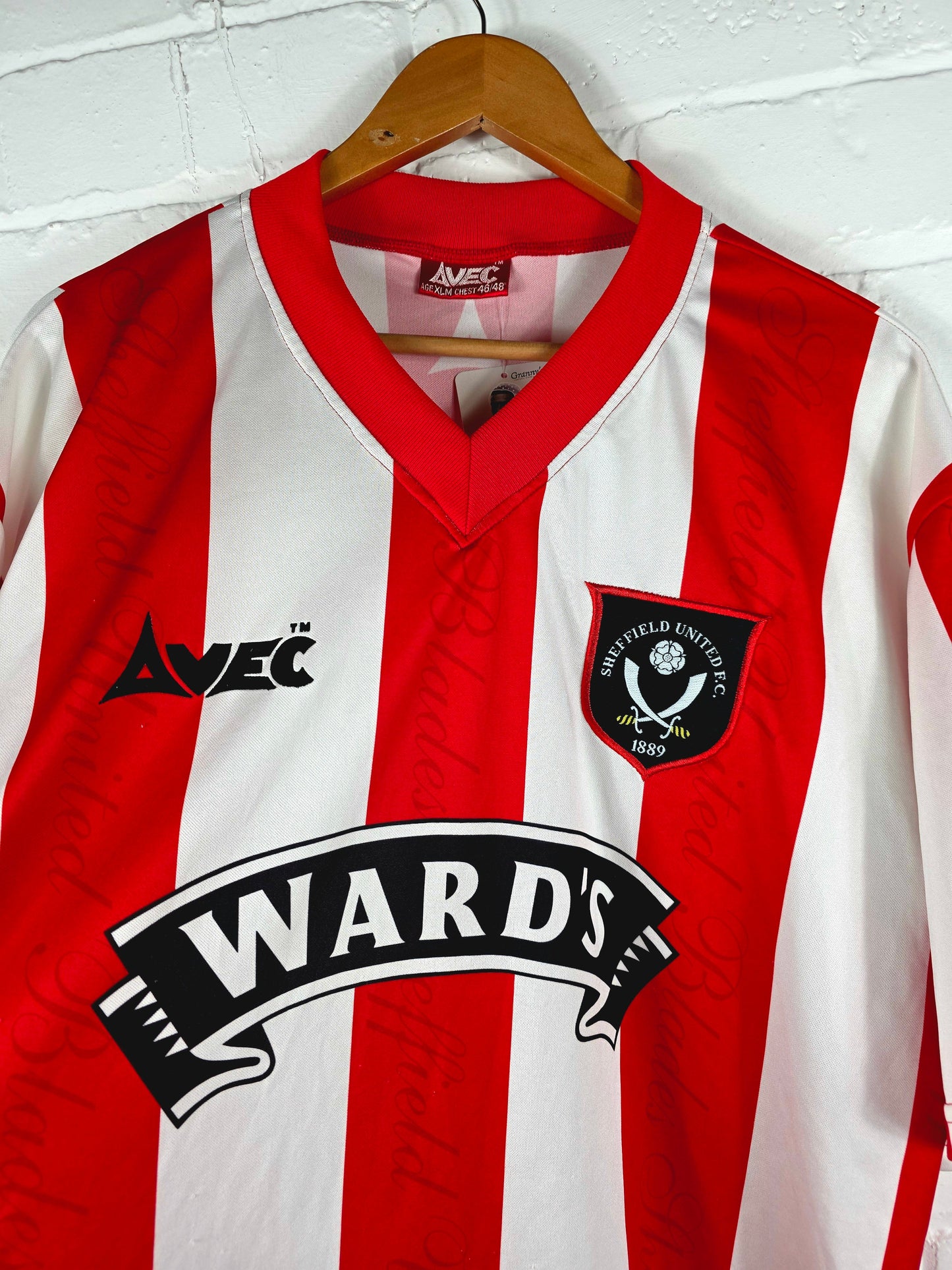 Avec Sheffield United 1996/97 Home Shirt XL