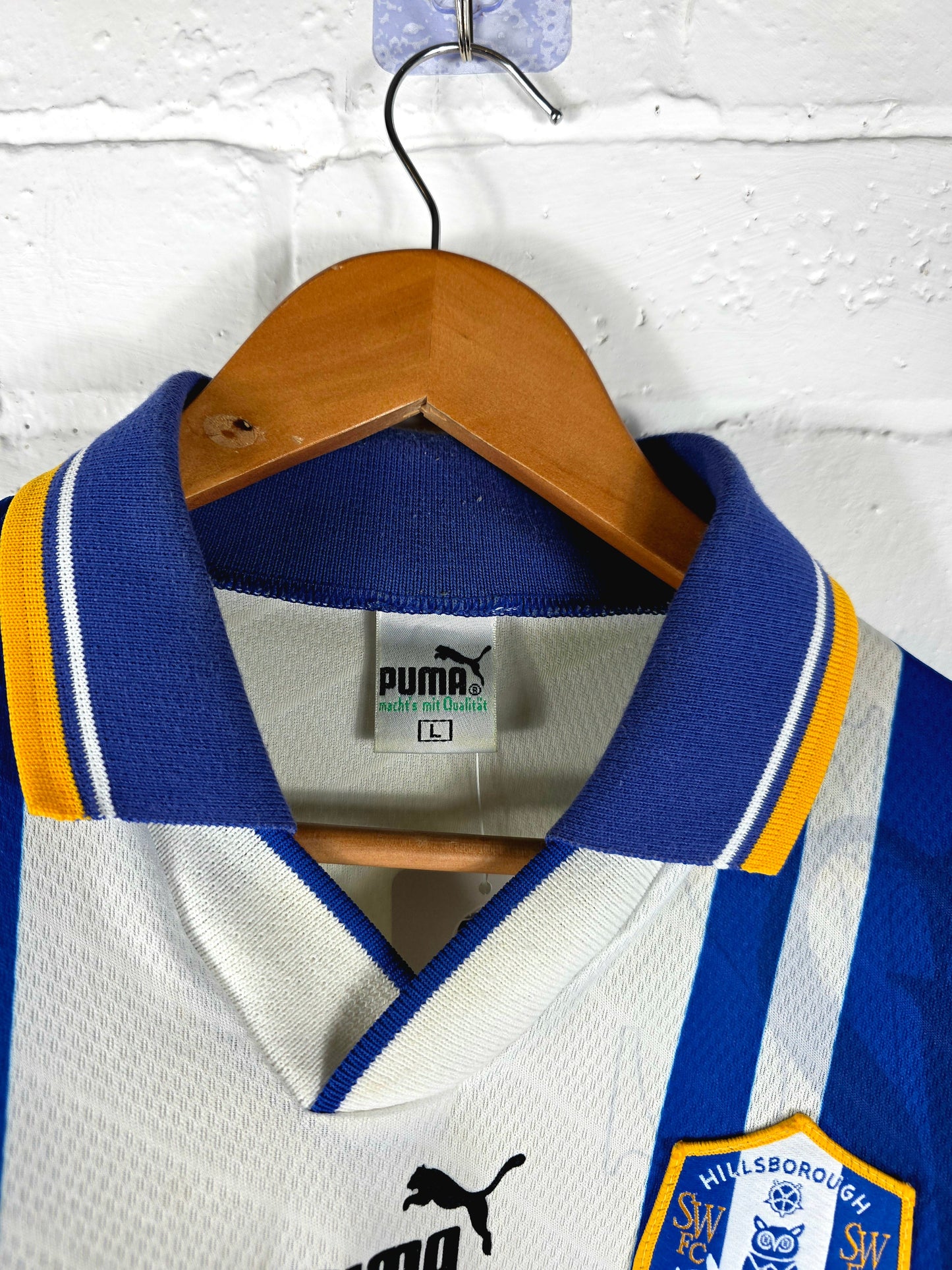 Puma Sheffield Wednesday 1995/97 Home Shirt Large
