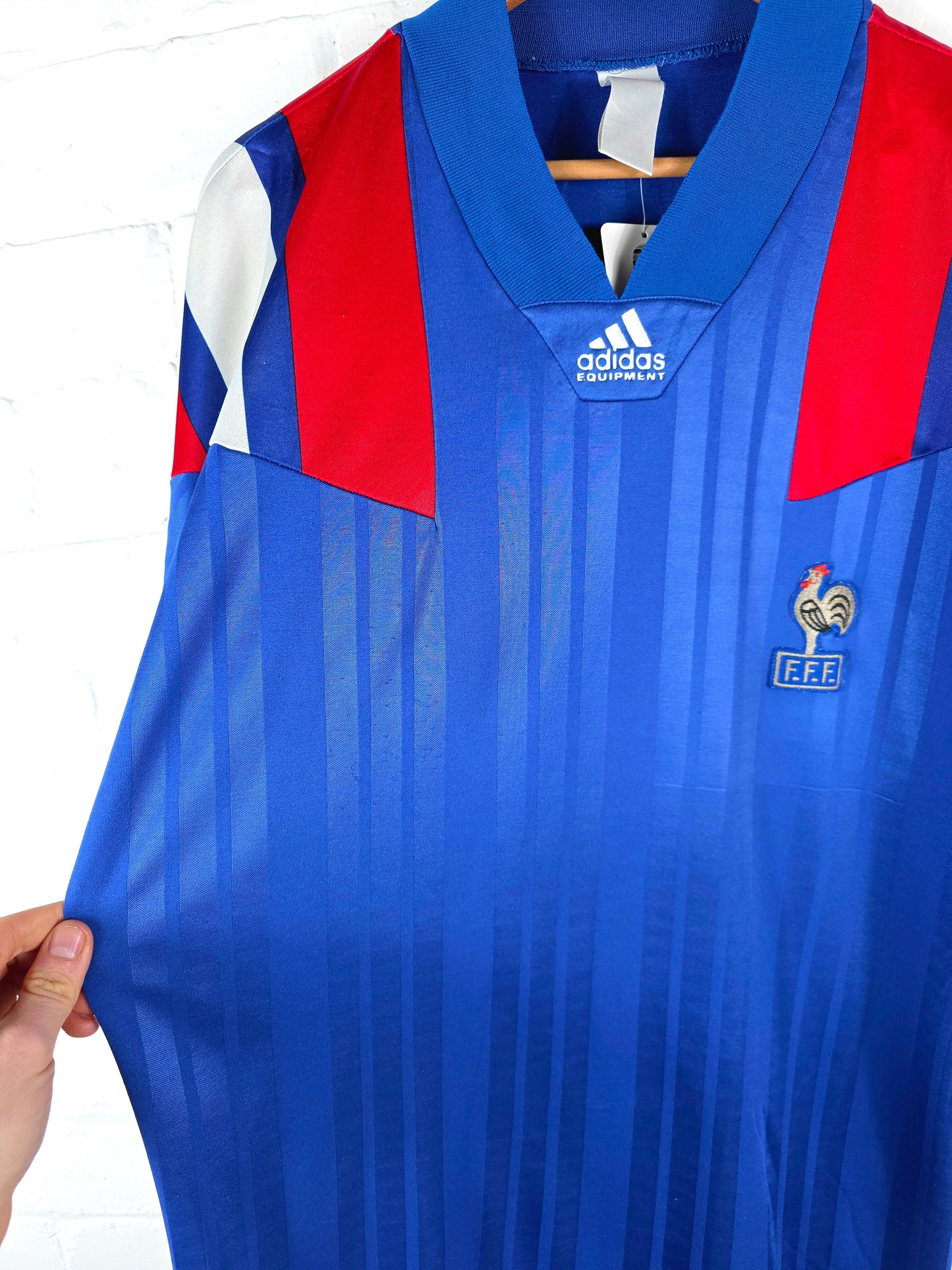 Adidas France 1992/94 Home Shirt Large