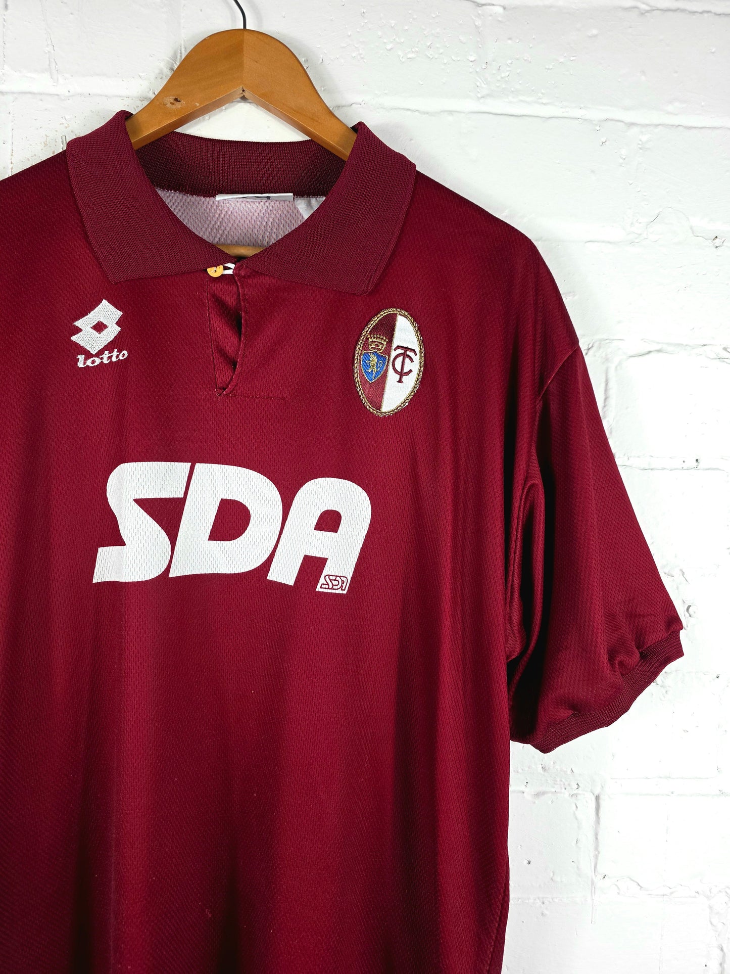 Lotto Torino 1995/96 Match Issue Home Shirt XL