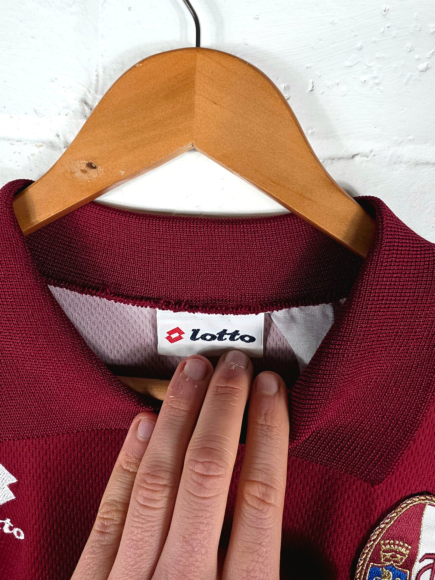 Lotto Torino 1995/96 Match Issue Home Shirt XL