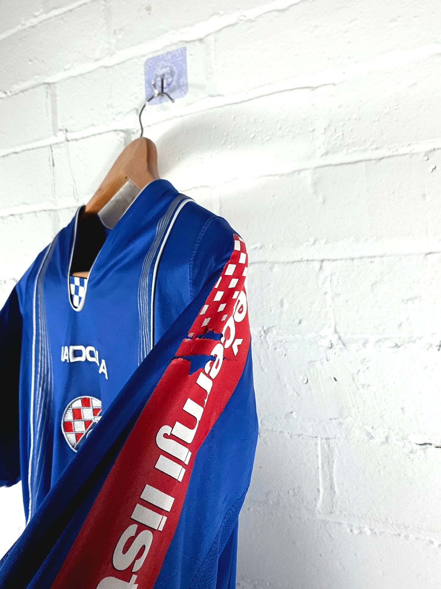 Diadora Dinamo Zagreb 2007/08 Youth Match Issue Home Shirt Medium